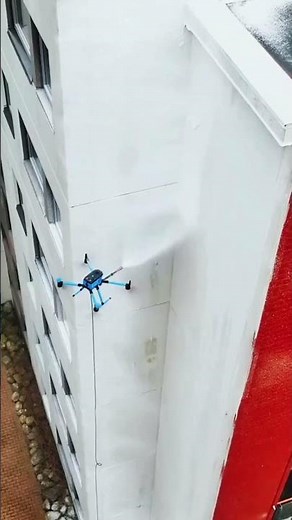 This Flying Robot Drone Makes Window Cleaning Safer ⚡