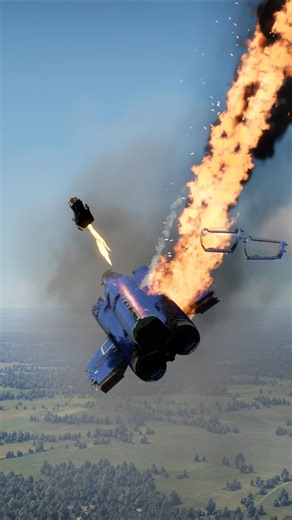 Gaming Zone on Instagram: "“Pilot Ejects Just in Time From Exploding Jet!” 💥✈️🔥"