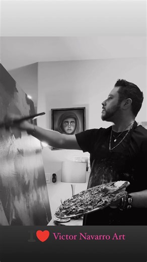 “I 🩷 #VictorNavarroArt |…. Creation in progress 👀 https://victornavarroart.weebly.com | Victor Navarro