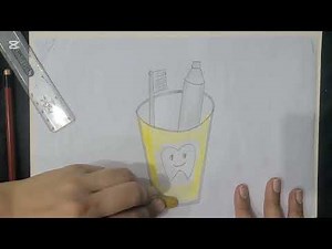 How to draw A toothpaste .Cut drawing for kids