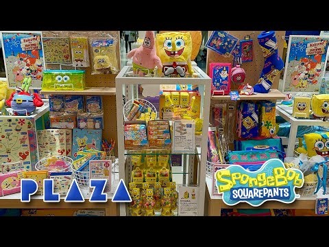 Tons of SpongeBob Stuff at PLAZA Style Stores in Japan! | SpongeBob 25th Anniversary