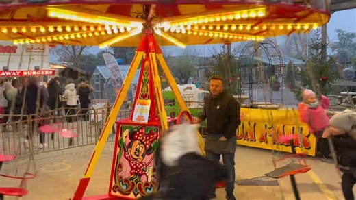 Check out our hand cranked fairground ride at the Baytree Christmas Market | Baytree Garden Centre
