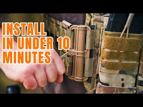 How To Install the Duraflex Quick Release on NEW K-Zero SF Cummerbund