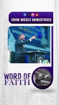HOLY SPIRIT IS OUR COMFORTER WORD OF FAITH The Word that Builds The Faith that Moves #johnwesly