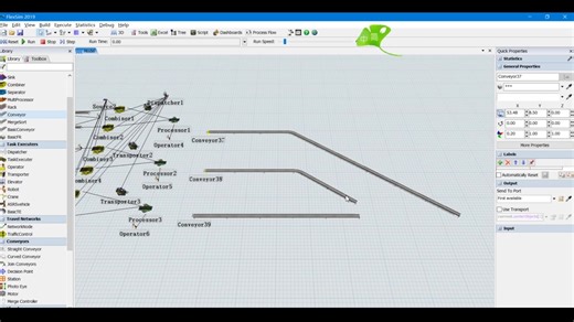 flexsim实训案例-自动化立体仓库建模仿真与优化