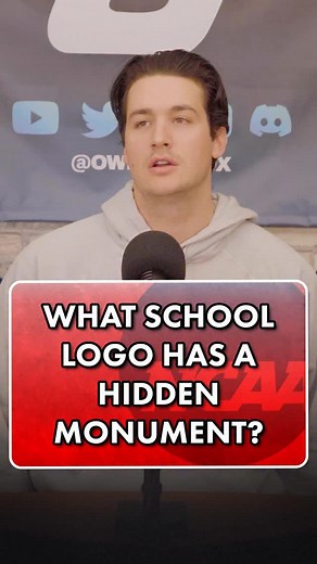OwnersBox on Instagram: "What D1 college has a Hidden Monument in their Logo? #sports #sportstrivia #ncaafootball #ncaabasketball #ncaatrivia"