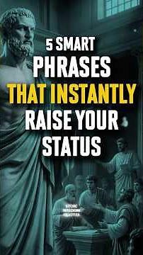5 Smart Phrases That Instantly Raise Your Status | Stoicism