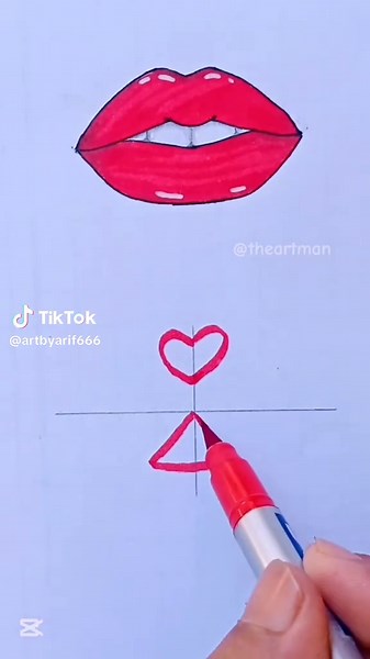 Easy Step-by-Step Guide to Drawing Lips