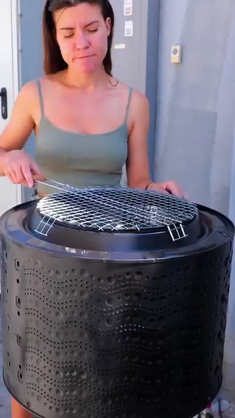 91K views · 53 reactions | They destroyed an old washing machine and made a BBQ grill! | 5-Minute Recycle | Facebook