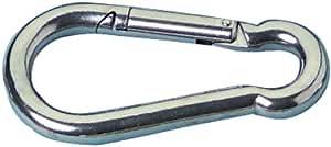 MarineNow 316 Stainless Steel Snap Hook Carabiner – Spring Loaded Link Connector for Marine, Camping, Rigging & Outdoor Use – Multiple Sizes (30mm to 180mm)