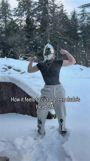 In Arthurian Legend (the poem Gawain and the Green Knight), on New Years Day, a knight dressed all in green comes to Camelot and challenges King Arthur. Sir Gawain (who while competent is also a lovable hothead) accepts the challenge for his king and friend. The Green Knight then challenges him to strike him down on the condition that Gawain must receive the same blow exactly one year and a day later. Gawain is successful in striking the Green Knight and decapitates him, but then in a shocking t