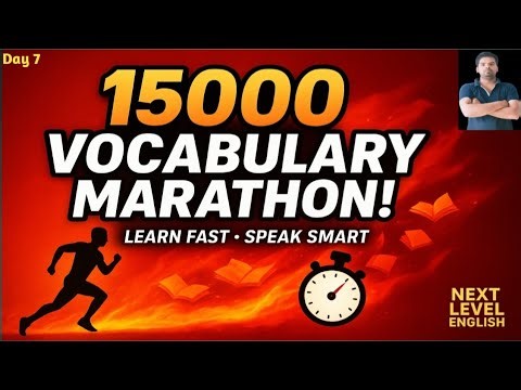 "Learn 25 vocabulary with examples and pronunciation guide only in 10 minutes"