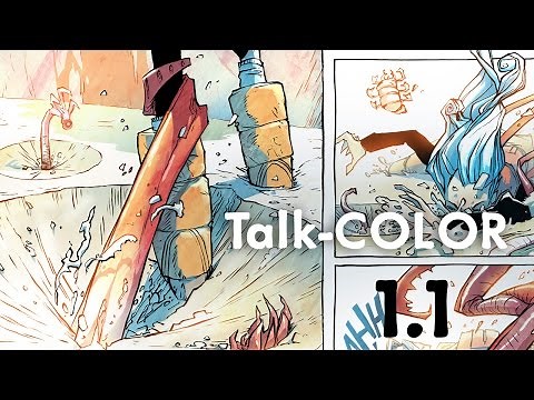 Comic Coloring: Step-by-Step Demo with Explanation P.1