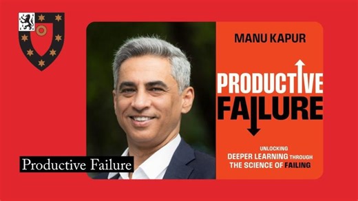 Productive Failure: Manu Kapur in conversation with Professor Lady Sue Black