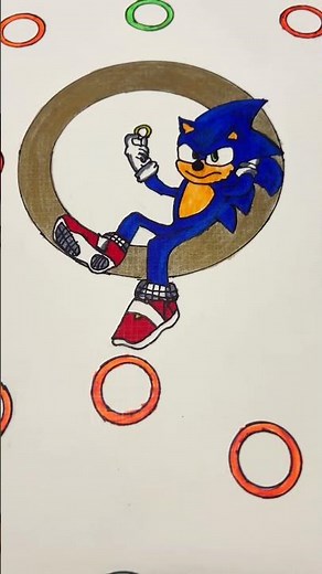🎨 How to Draw Sonic the Hedgehog! | Amazing Movie Sonic Fan Art 🦔💨