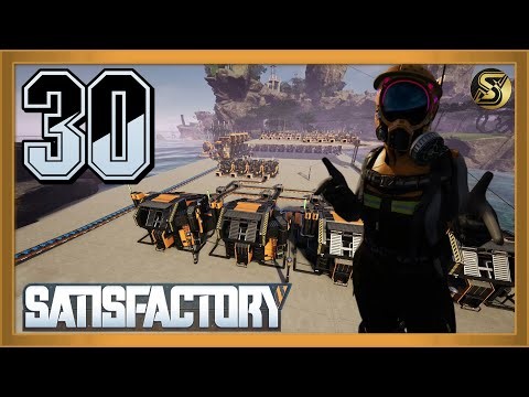 SETTING UP OUR COMPUTER FACTORY | SATISFACTORY - PART 30