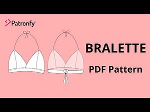 DIY Nancy Bralette | How To Make a Bralette with Sewing Pattern | How to Make a Bralette