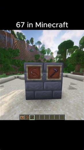 67 in Minecraft