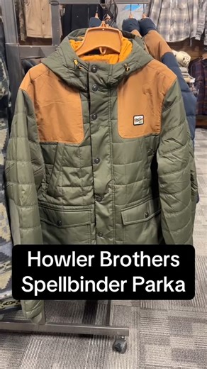 The Howler Brothers Spellbinder Jacket is super warm while maintaining a lightweight feel! It's the perfect addition to any man's fall outfits 🍁 #winterfashion #fall #winter #jacket #Menswear | Fontana Sports Specialties