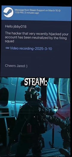 Steam Hackers be sweating #memes #steam #shorts #steamgame #games