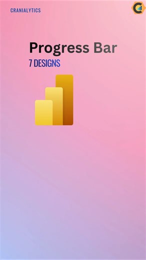 7 Designs of Progress Bar in Power BI || #Cranialytics