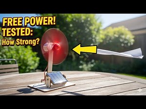 DIY Solar Powered Electric Fan