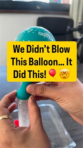 No blowing. No tricks. Just science. 🎈 When baking soda meets vinegar, they create carbon dioxide gas — and that gas fills the balloon all by itself. Simple reaction. Big surprise. #ScienceExperiment #BakingSodaReaction #FunWithScience #STEMActivity #BalloonExperiment | A2Alpha