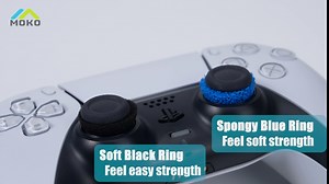 MoKo 18 Pcs Precision Rings Aim Assist Rings Motion Control for ROG Ally, Legion Go, PS5, Steam Deck, PS4, Xbox Series X/S, Xbox One, Switch/OLED, Switch Pro Controller, 4 Different Strengths