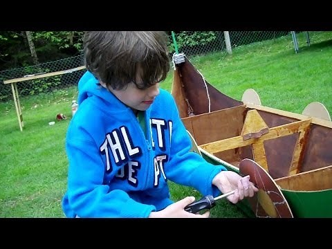 Build your own Viking Longboat using an 8x4 sheet of hardboard - part 1