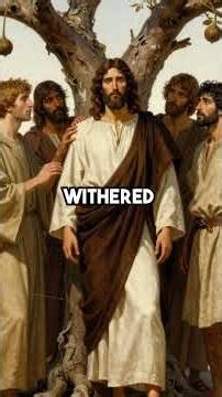 Jesus cursed a fig tree and it died overnight 😱 #bible #jesus #faith #christian