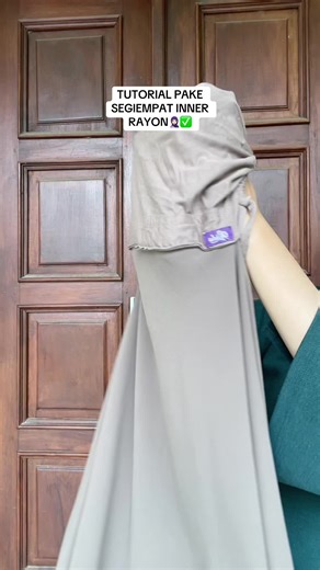 Tutorial Hijab Segi Empat Inner: Cara Pakai Mudah