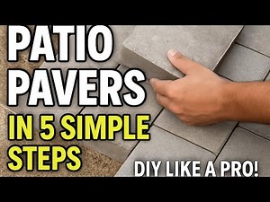 How to Install Patio Pavers in 5 Easy Steps | DIY Paver driveway extension!