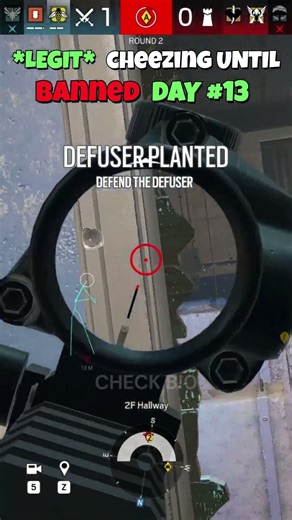 day 13 | aim in b!0 #r6 #r6clips #r6siege