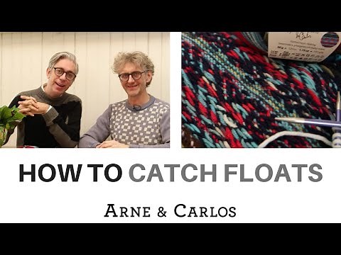 How to catch floats when knitting stranded colour work by ARNE & CARLOS
