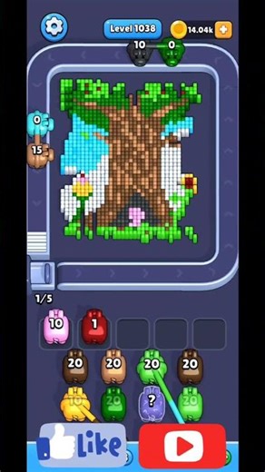 #tree #flowers #stressrelief #calmmusic #pixelart Pixel Flow 1038