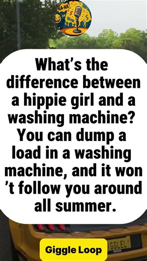 The Washing Machine Vs. The Hippie Chick#funny #joke #humor