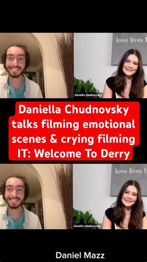 Daniella Chudnovsky on filming emotional scenes & crying on #itwelcometoderry Cast #welcometoderry