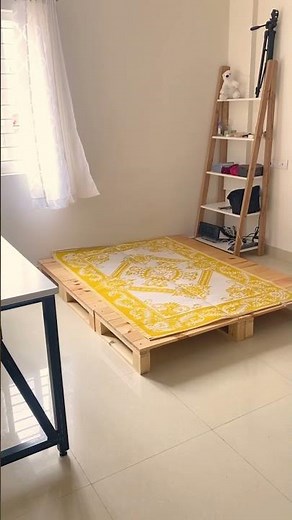 Bedroom makeover using Pallets