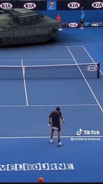Djokovic vs Abrams: Tank Tennis Showdown at Australian Open