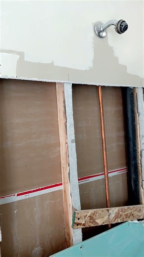 Backerboard trick for sheet rock, flushing it out existing sheet rock
