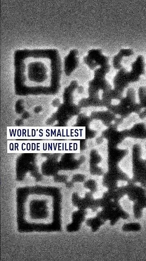 Austrian scientists create world's smallest QR code for data storage