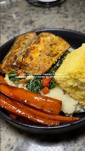 This Dinner Plate Was EVERYTHING! 😮‍💨 Mahi Mahi, Honey Brown Sugar Carrots & Cornbread