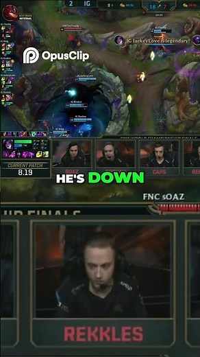 FNC vs IG!Epic Outplay Battle! ⚔️🔥 #leagueoflegends #esports #gaming
