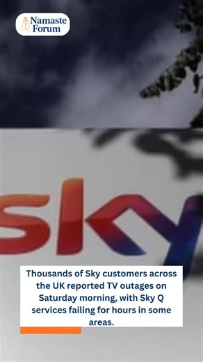 Namaste Forum on Instagram: "Thousands of Sky customers across the UK reported TV service outages on Saturday morning, January 10, with problems affecting households nationwide. Outage tracking site DownDetector showed reports surging to nearly 8,000 around 7am, with the majority of users saying Sky TV services were not working in cities including London, Birmingham, Manchester, Liverpool, Cardiff and Glasgow. Many customers said their Sky Q and Sky Q Mini boxes were not connecting or stuck on t