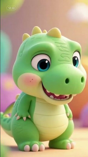 You Won’t Believe How Cute This Baby Dinosaur Is Exploring the Forest! 🦕🌳✨