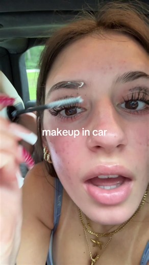 this stressed me out #grwm #makeup #car #roadtrip #chopped | Elf Concealer