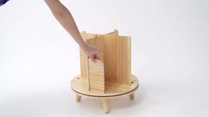 360° Rotating Bookshelf - Floor Standing Bookcase Storage Rack Freestanding Bookcases Corner Book Shelf Wooden Open Design Swivel Corner Display Organizer for Bedroom Living Room Study Office (6-Tier)