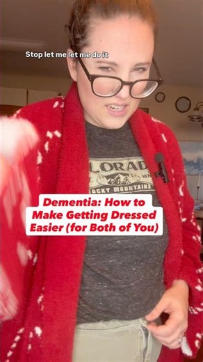 Dementia: How to Make Getting Dressed Easier (For Both of You) #dementia #ad