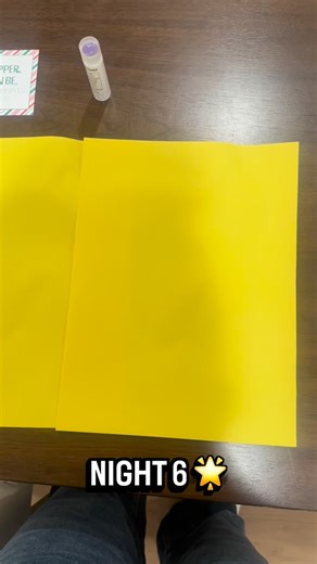 Kathryn Lamb | The Mama Elf on Instagram: "⭐️ Today’s DIY: a simple yellow paper star that turns into the sweetest tree topper! ✂️⭐️✨ #christmas #elfshenanigans #christmastree #christmascrafts #mom"