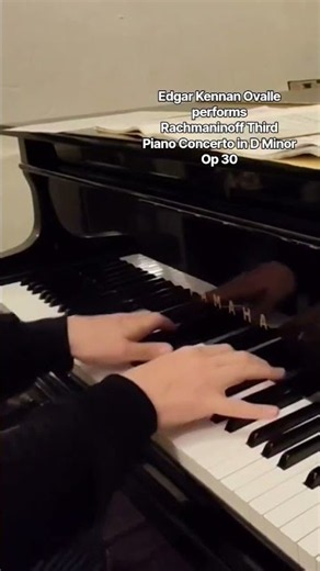 Edgar Kennan Ovalle performs Rachmaninov Third Concerto #piano #music #rachmaninoff #classicalmusic